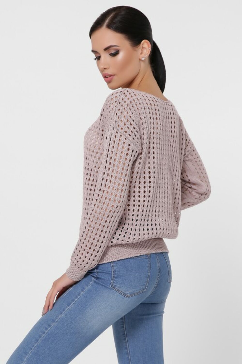 Женский свитер мокко