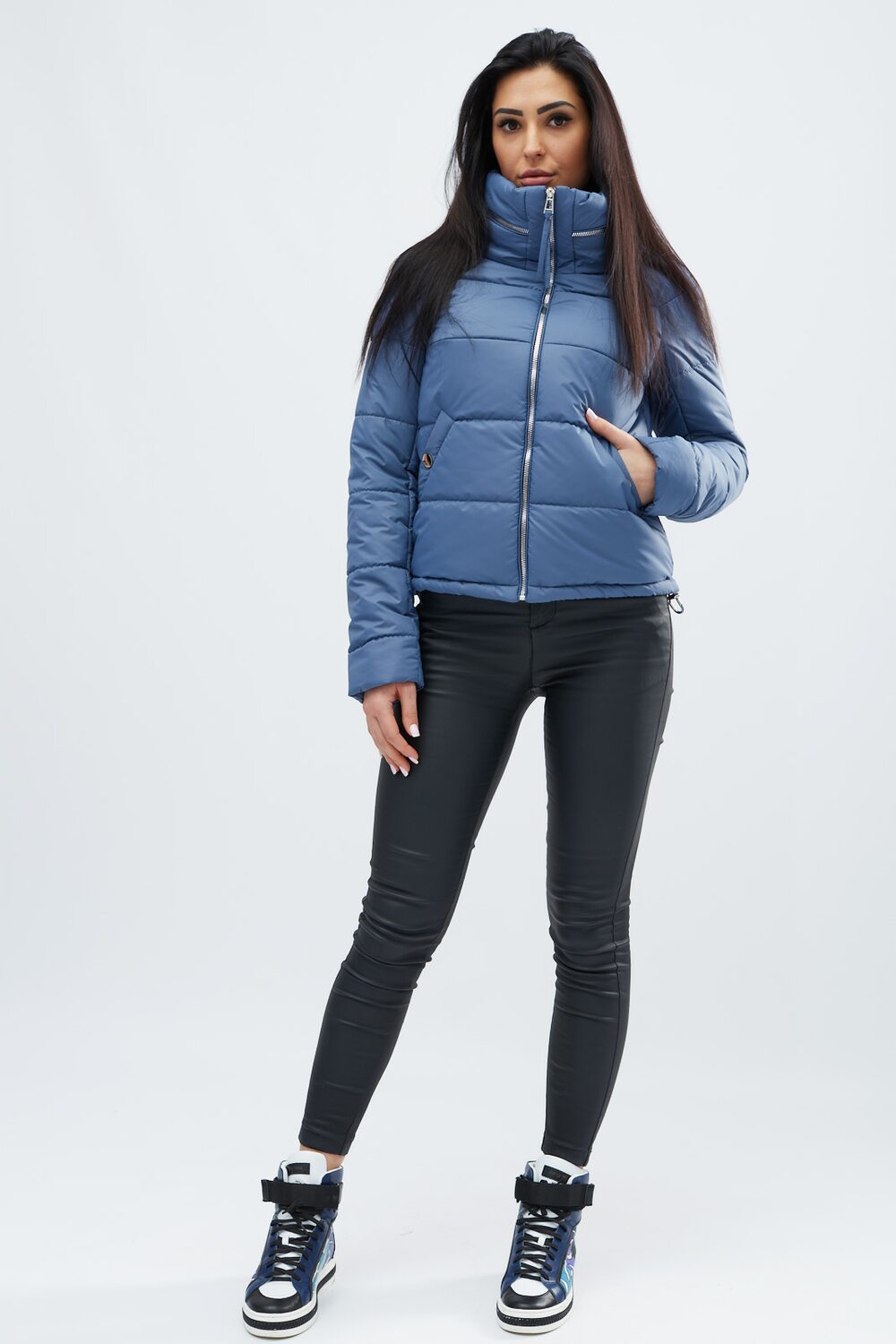 Куртка демисезонная воротник стойка