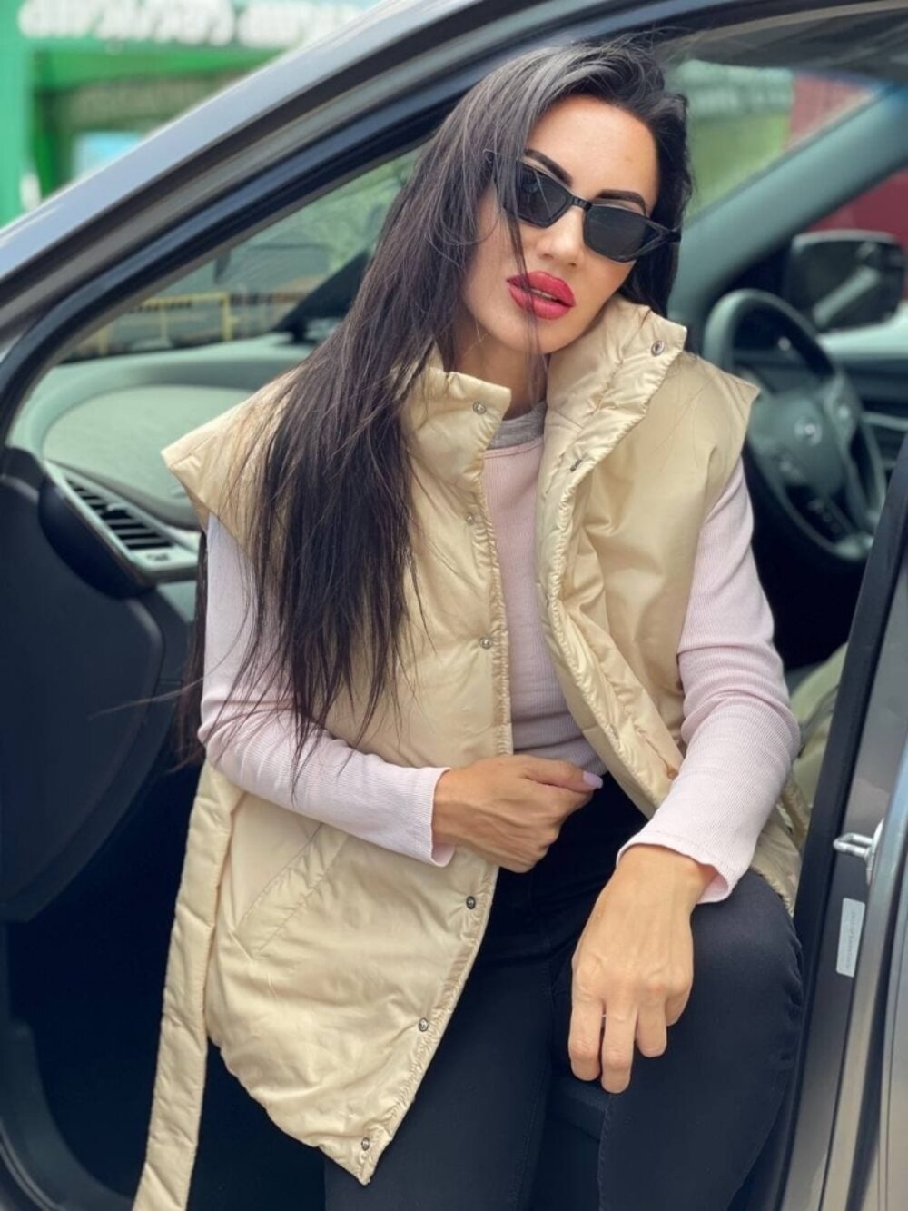 Жилетка с наполнителем силикон