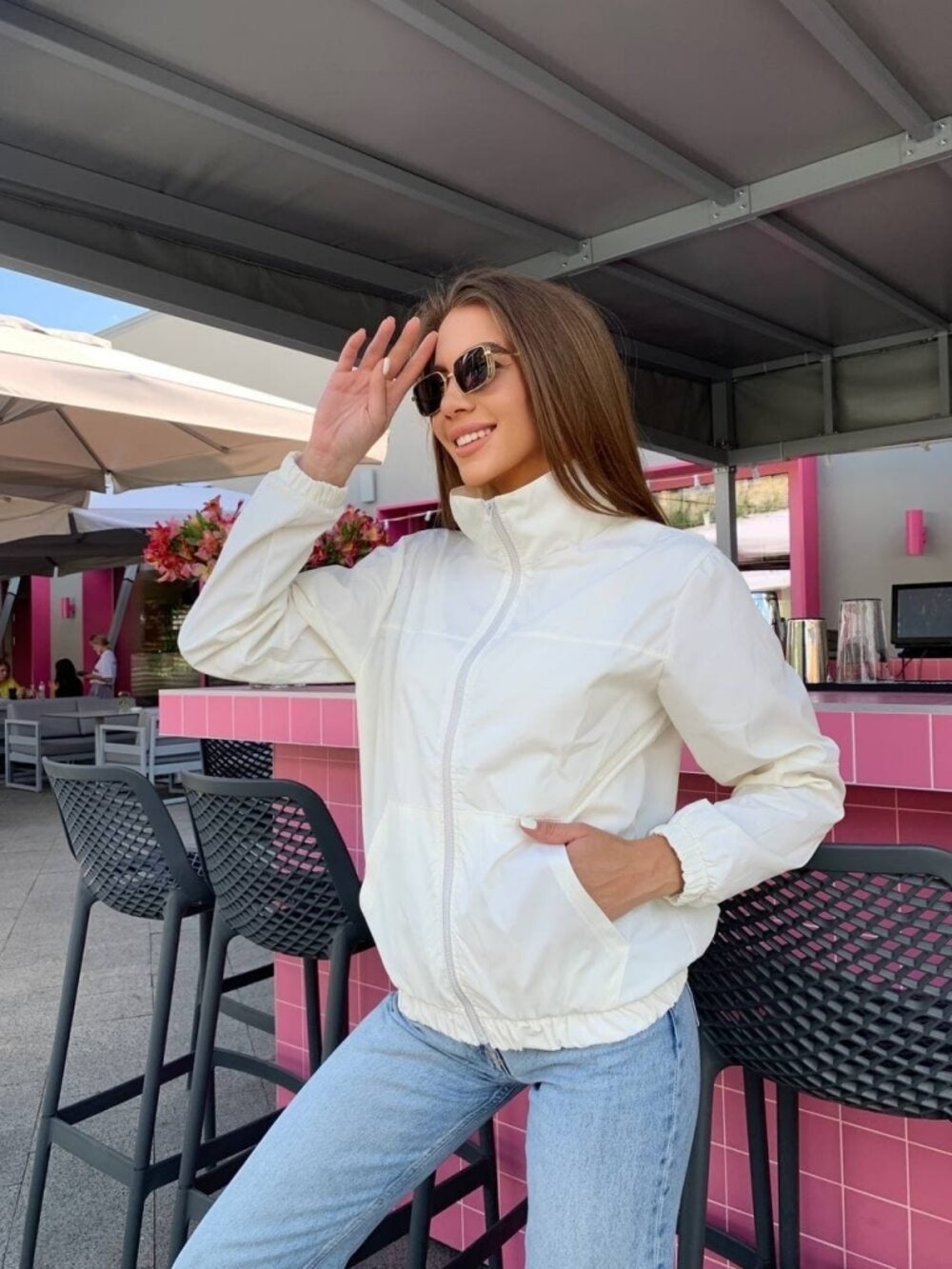 Куртка ветровка бомбер