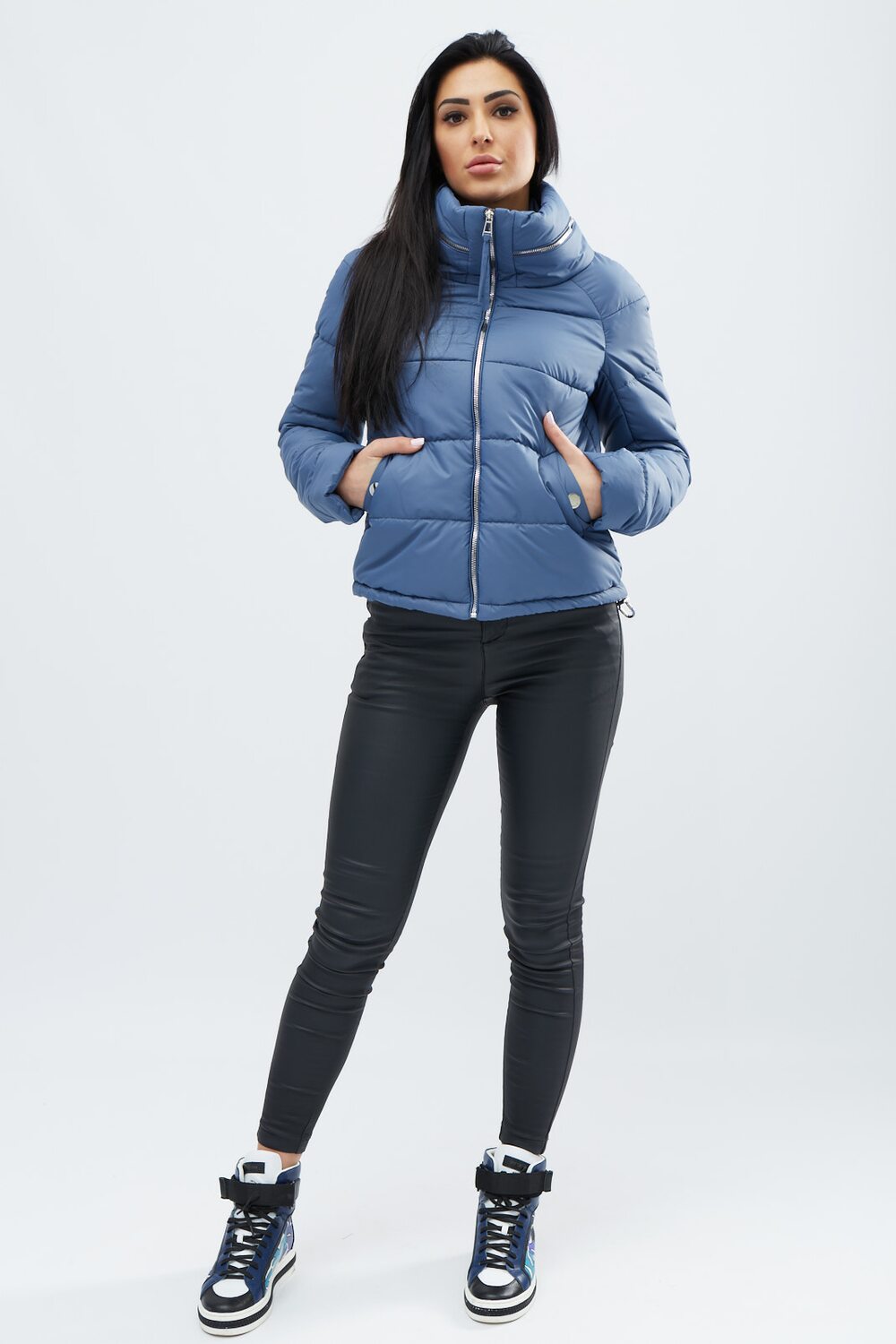 Куртка демисезонная воротник стойка