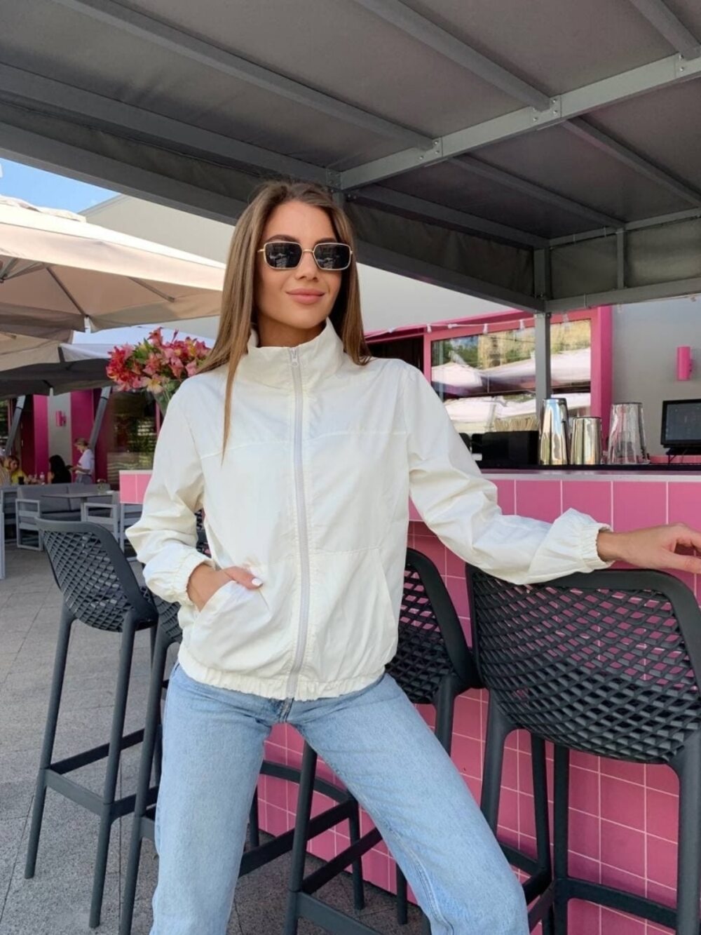 Куртка ветровка бомбер