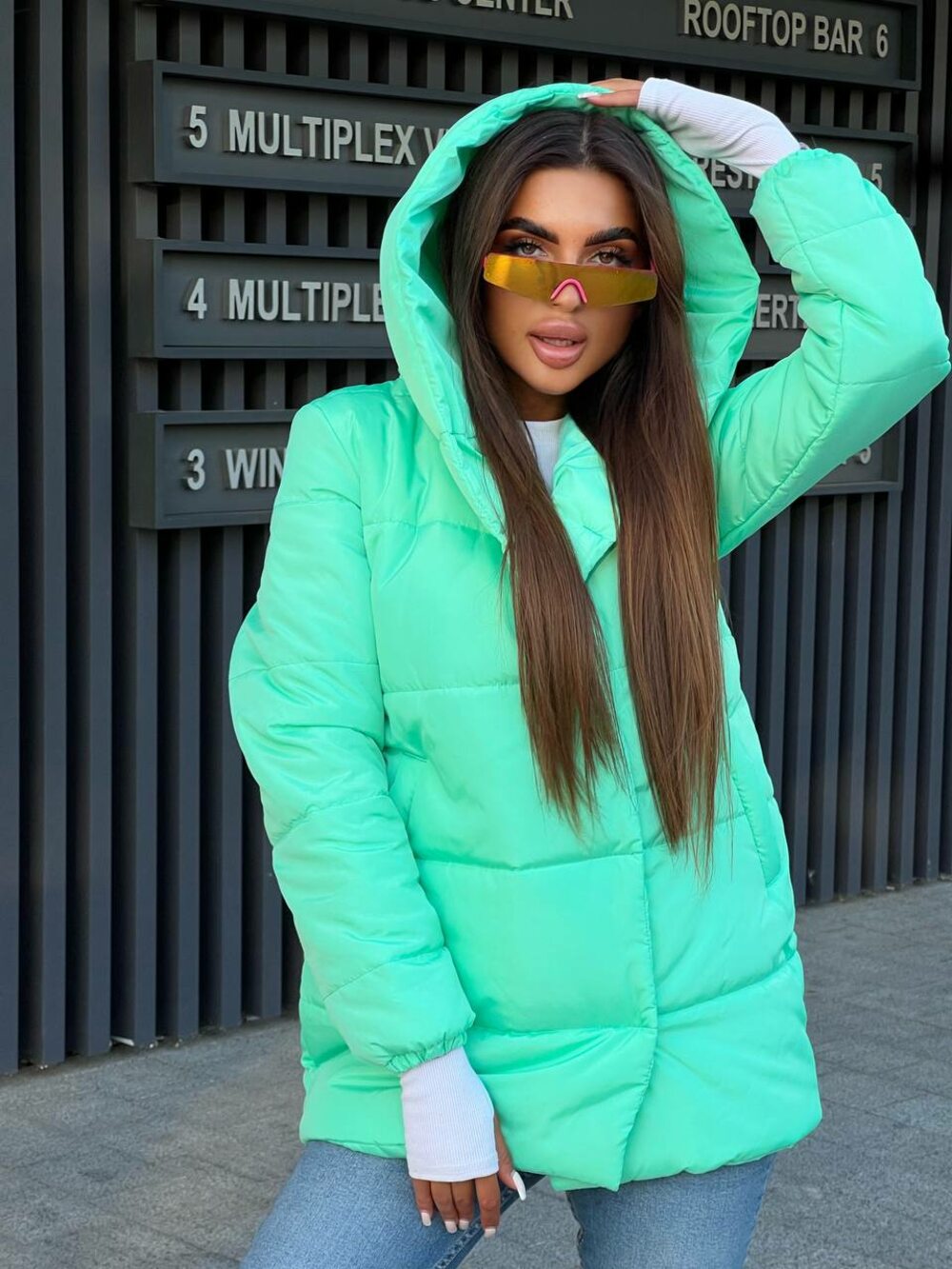 Куртка зефірка жіноча колір ментол