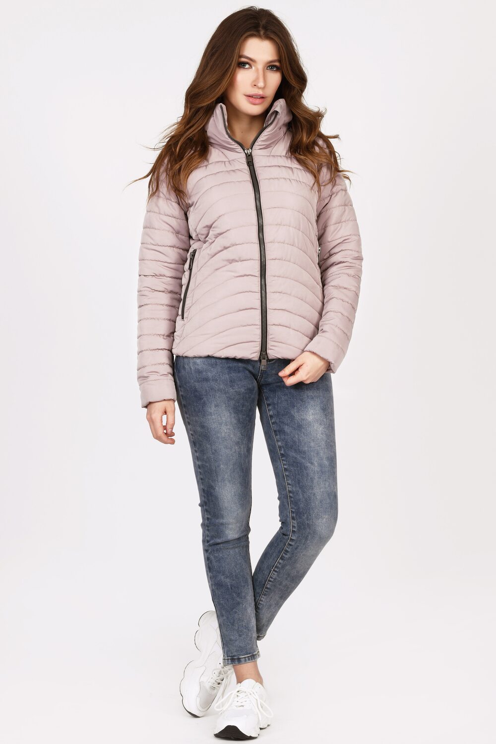 Куртка женская короткая на молнии