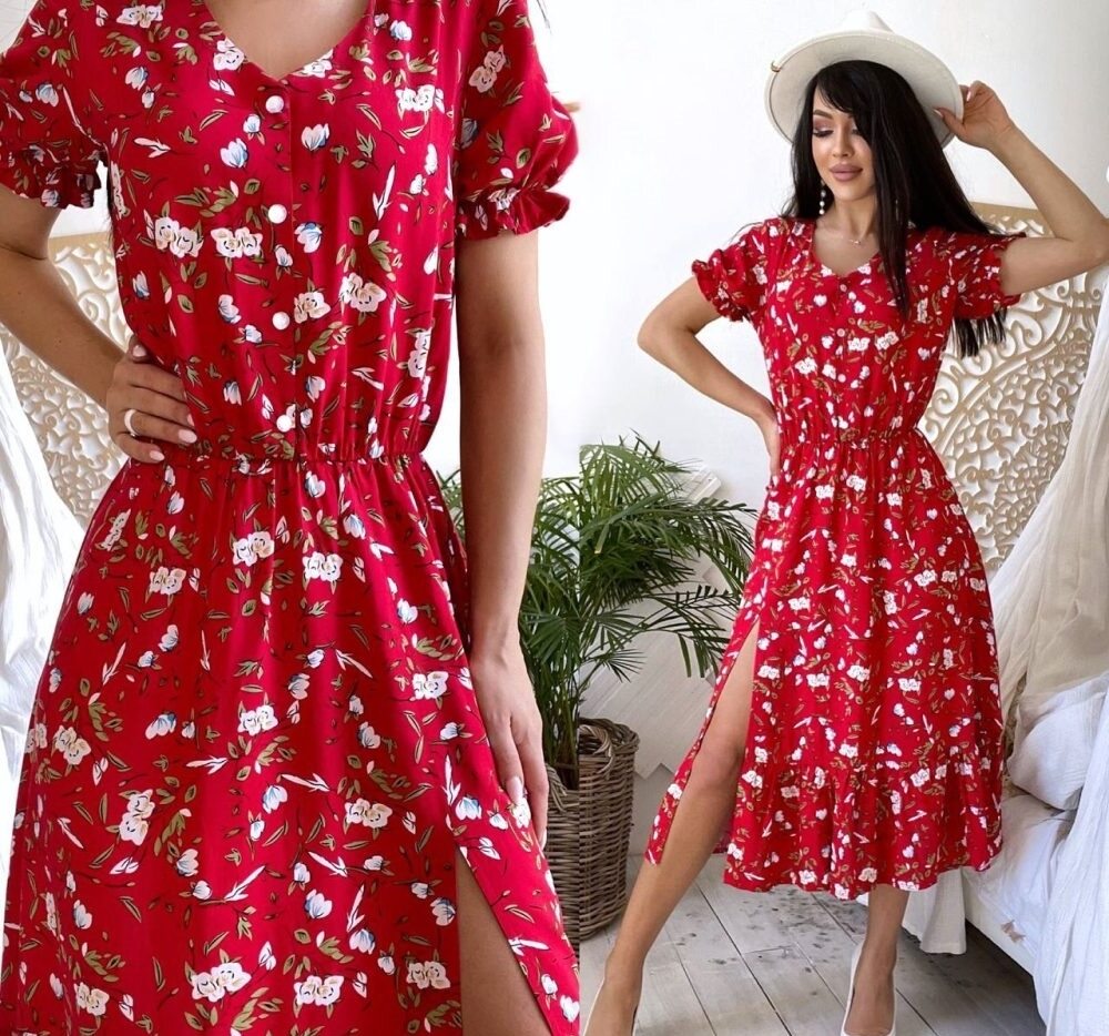 Платье из штапеля