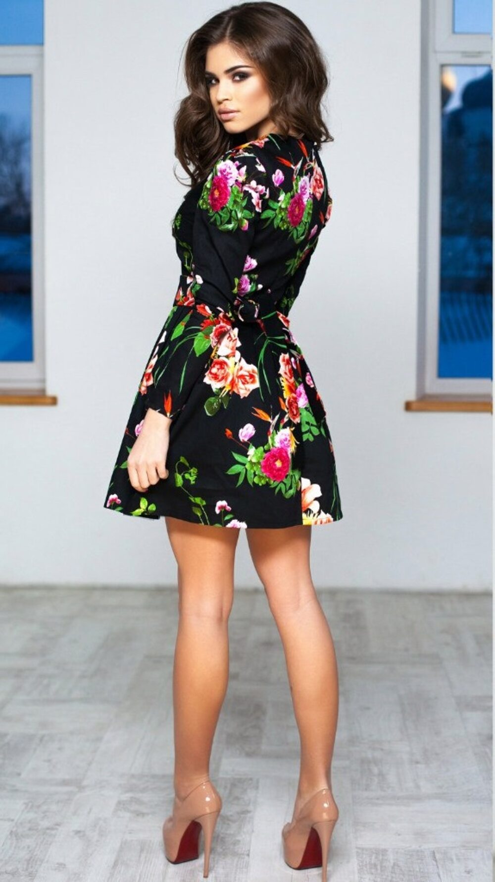 Сукня з принтом квітка AR232233277