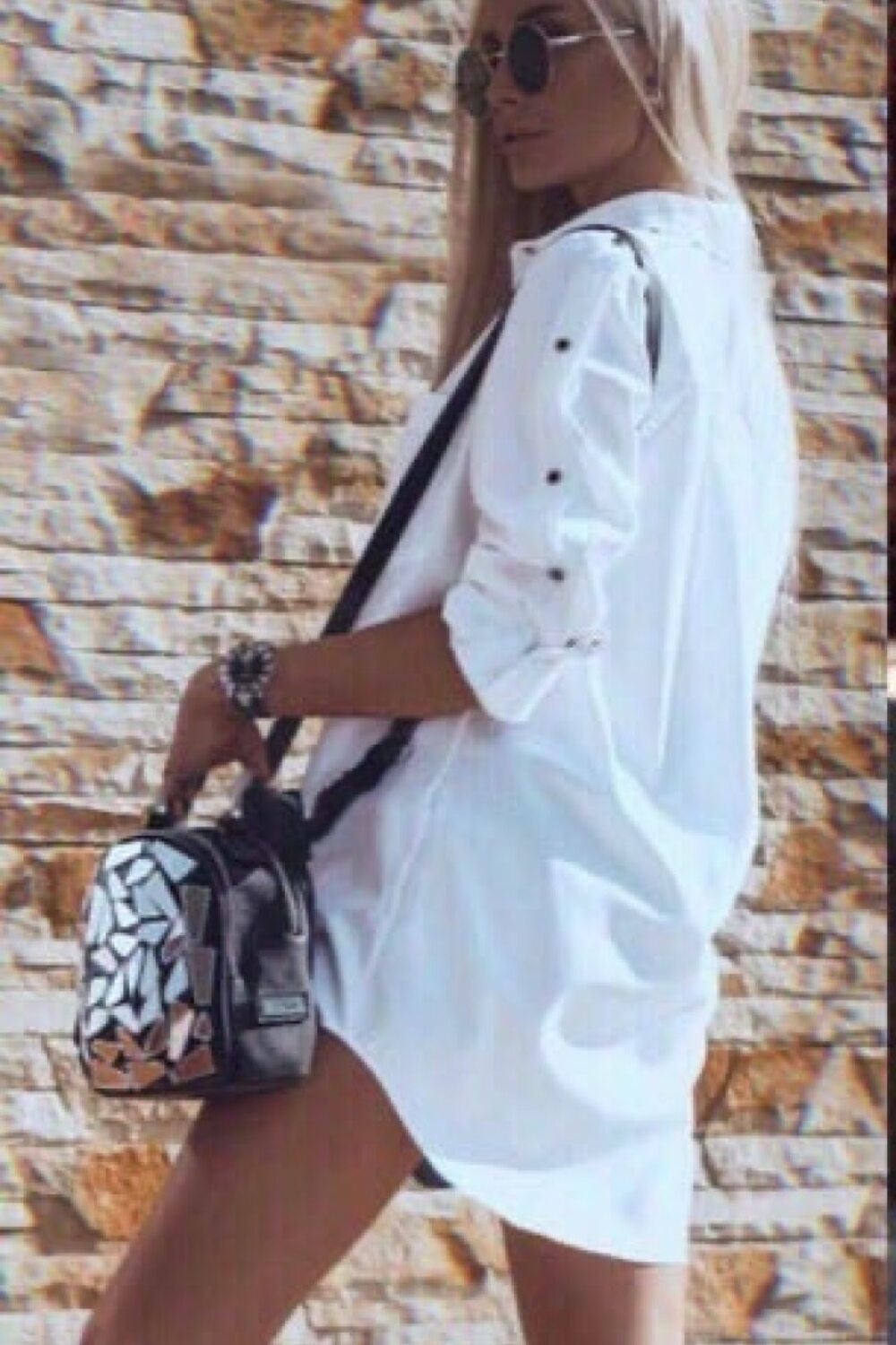 Сорочка на кнопках жіноча