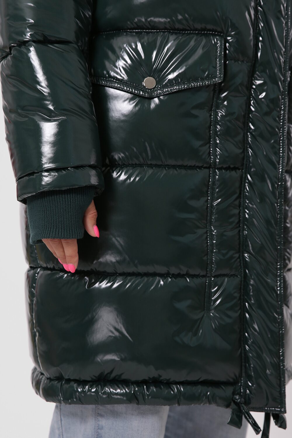 Модна зимова куртка зелений