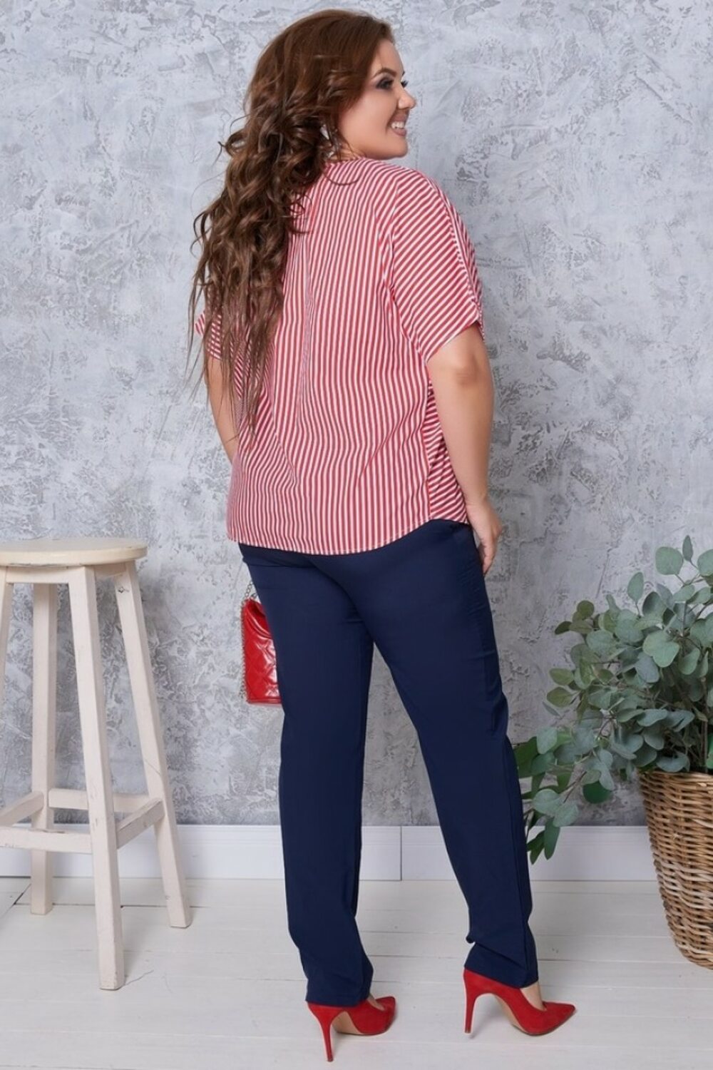 Легкий костюм на літо у смужку