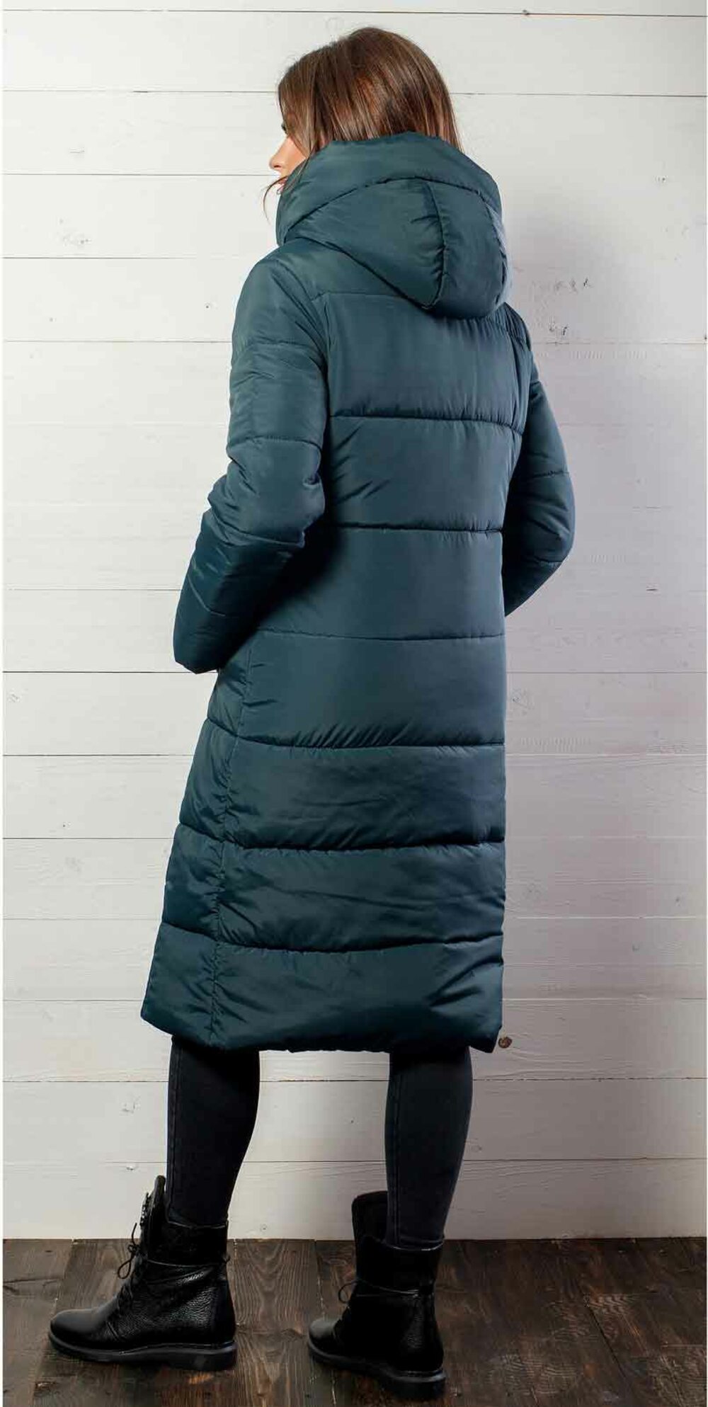 Куртка цвета бутылка на синтепоне 300