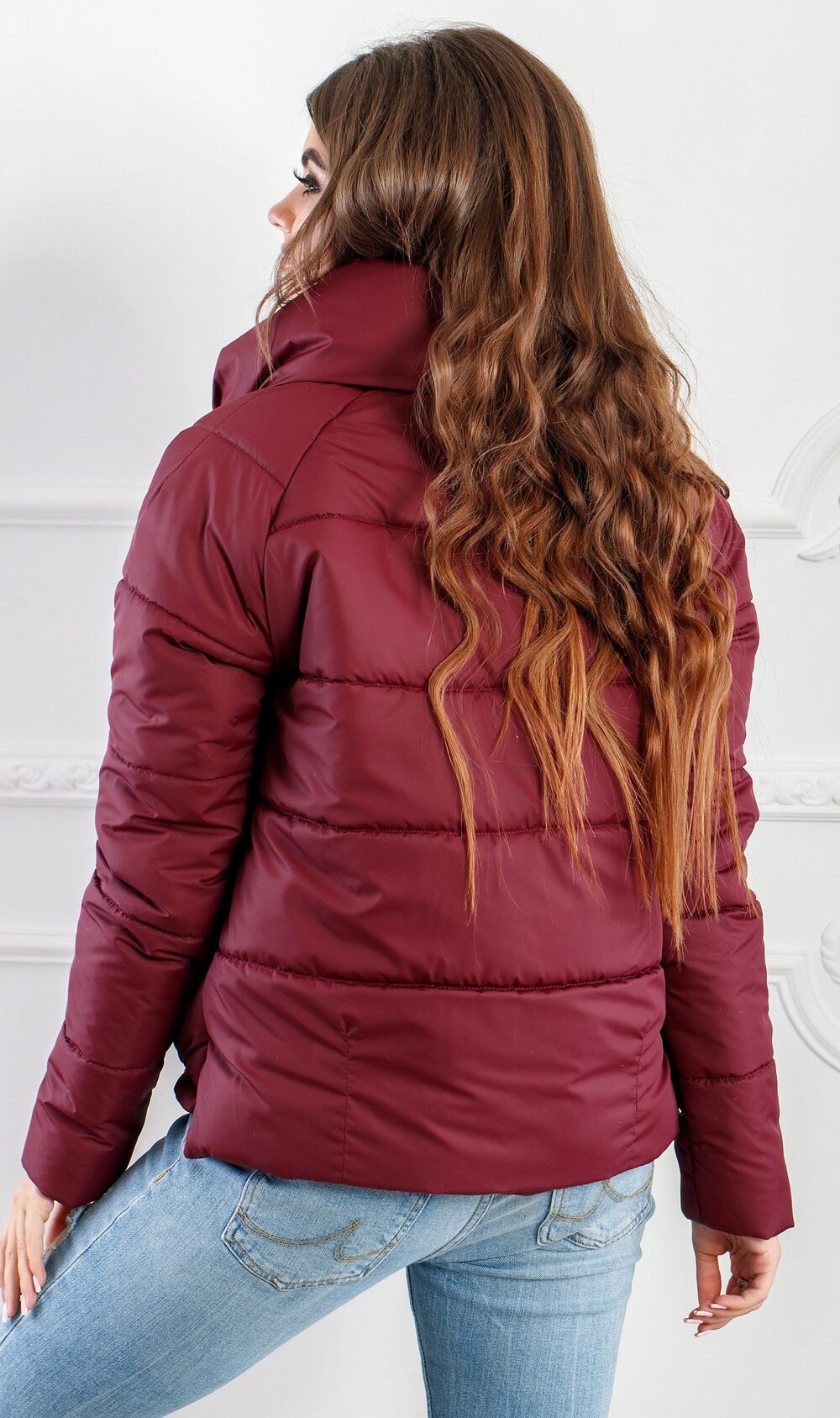 Куртка бордова коротка Neoli