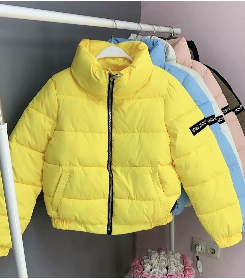 Куртка короткая женская силикон