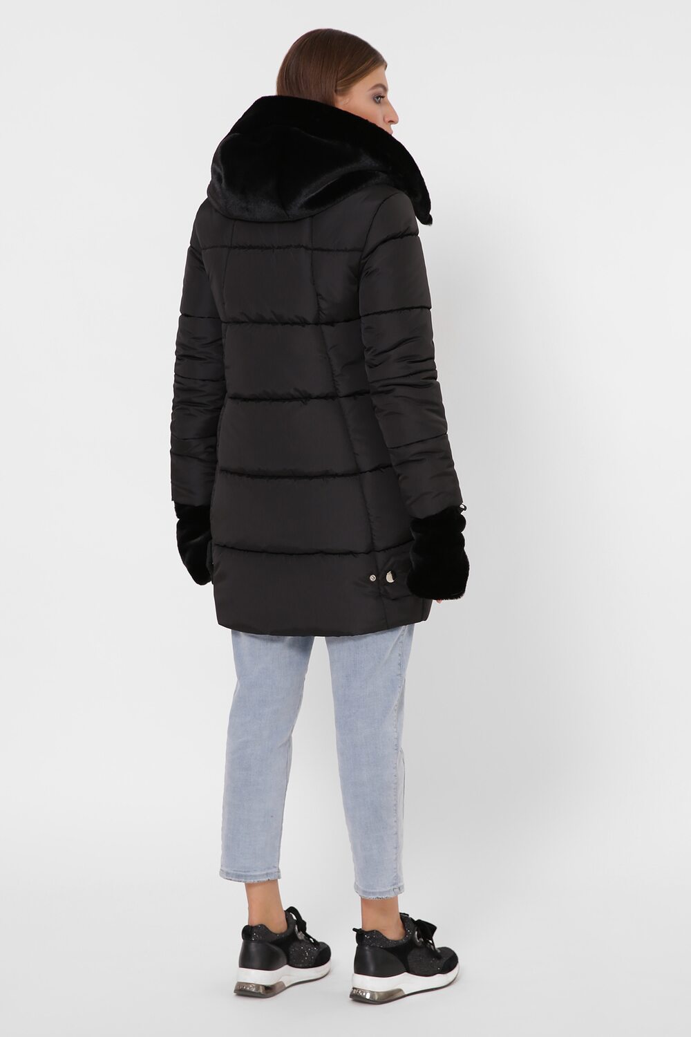 Зимова куртка комір стійка