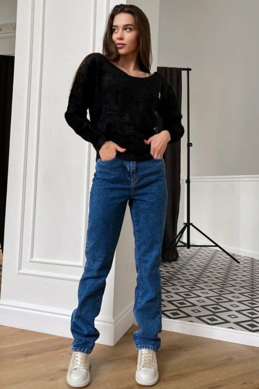 Прямі джинси