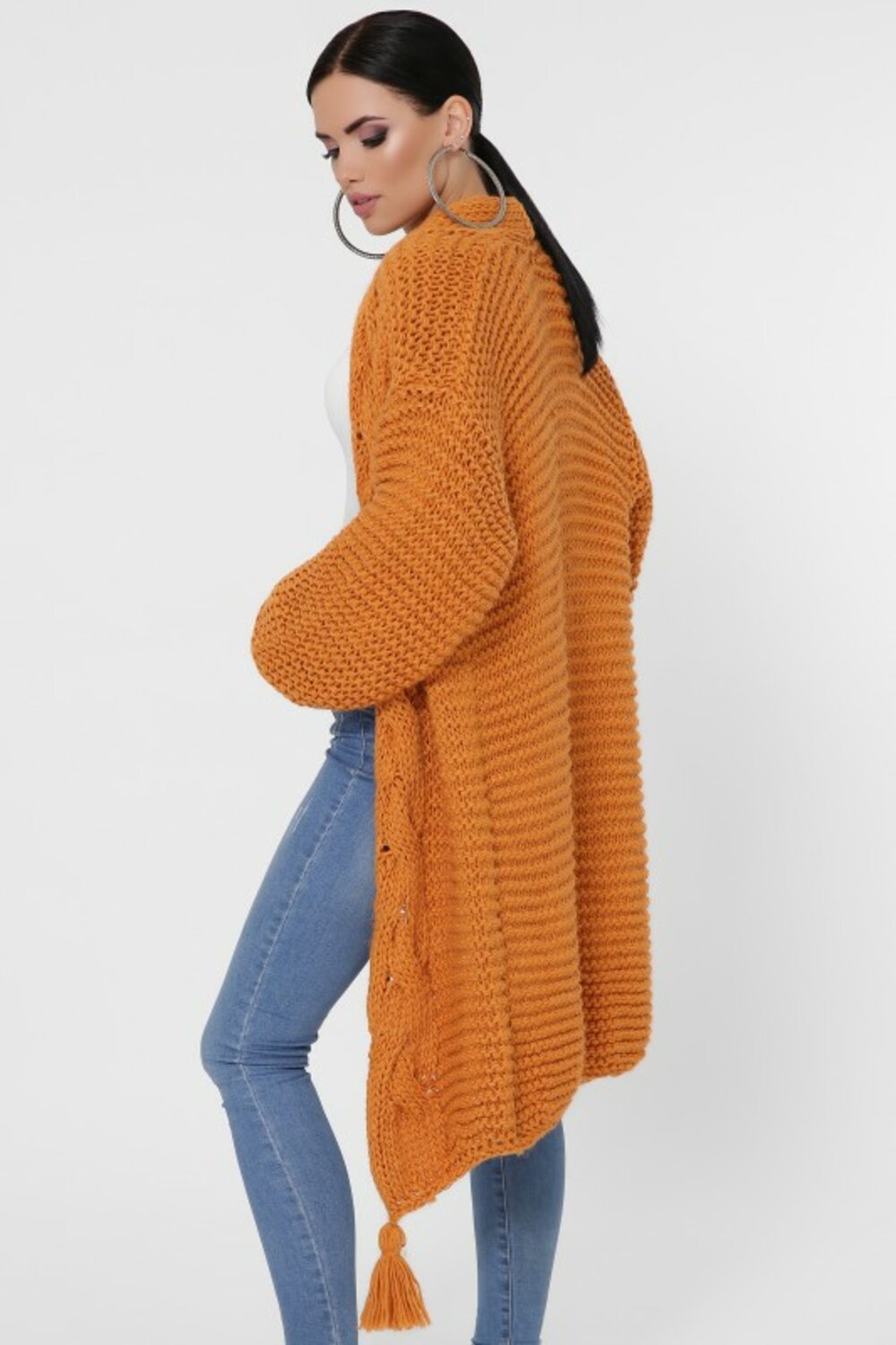 Кардиган великої в'язки