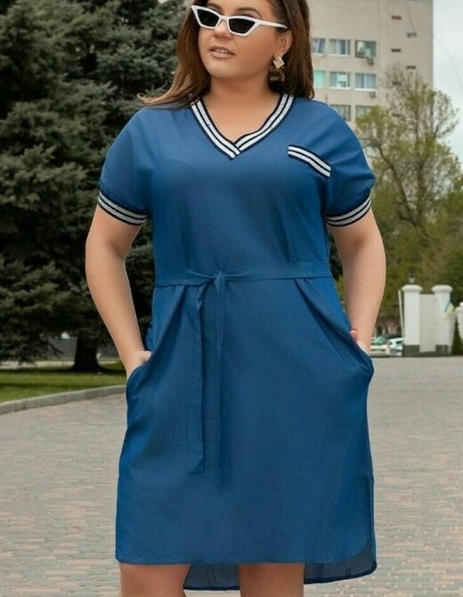 Летние платье спортивного стиля