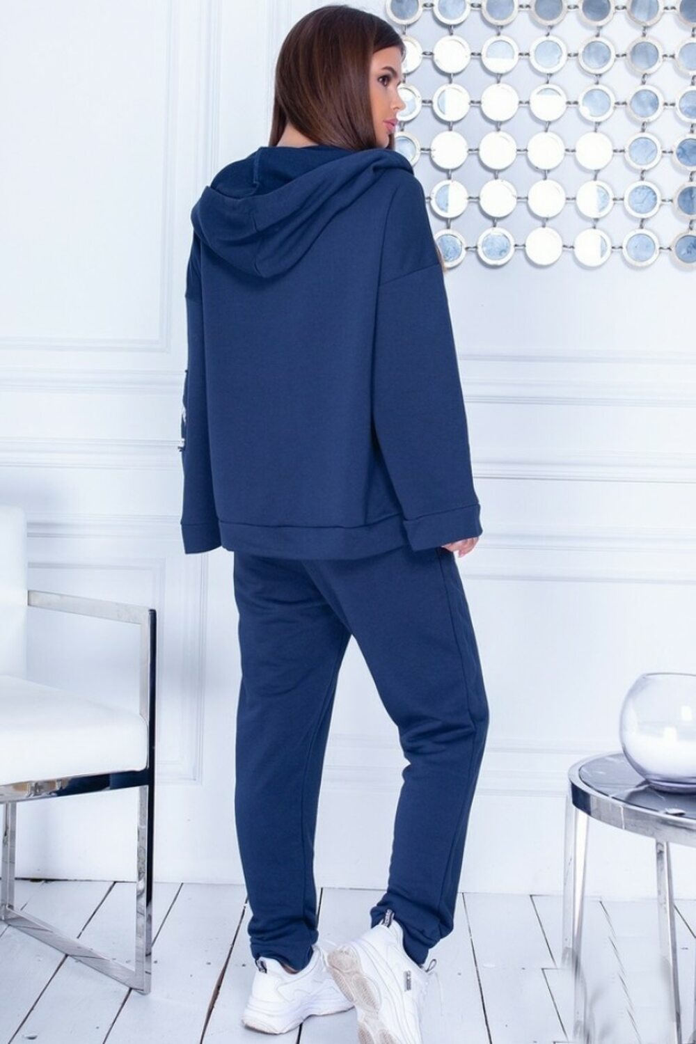 Костюм у стилі оверсайз синій