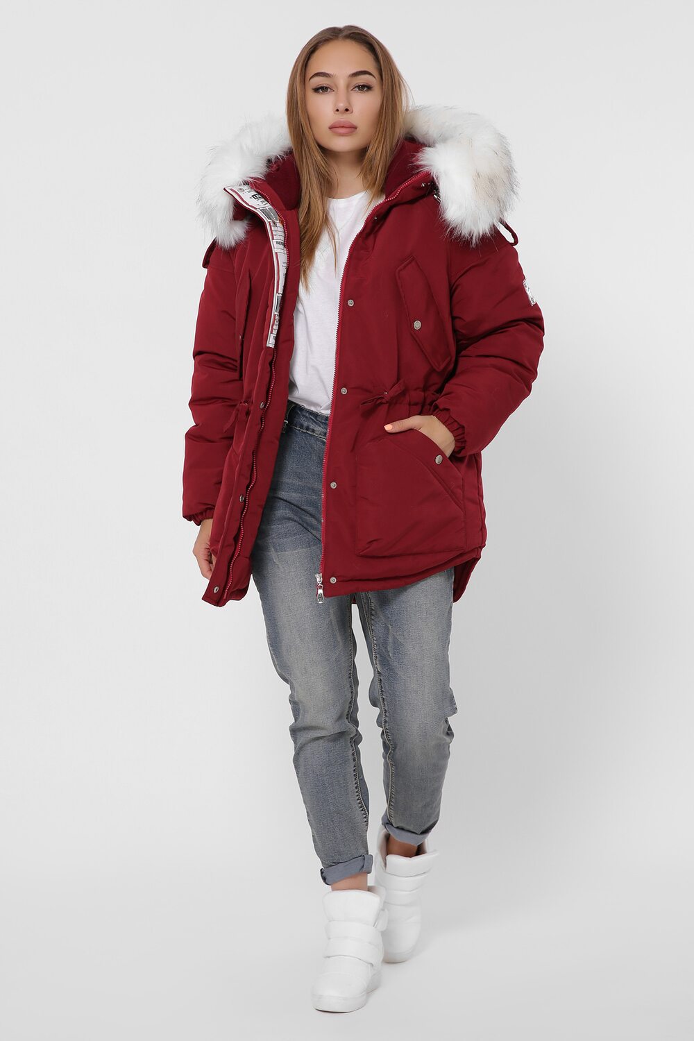 Зимняя куртка с карманами