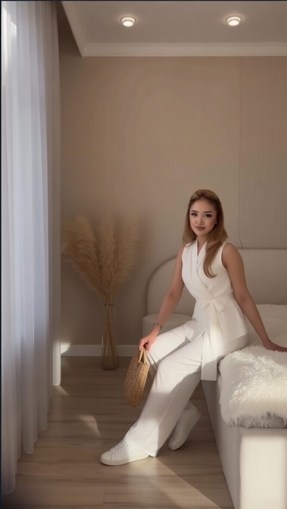 Костюм батист жатка цвет молоко