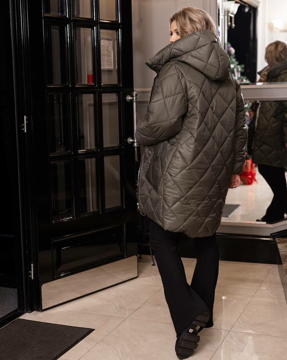 Куртка подовжена жіноча водовідштовхувальна розміри 48-58