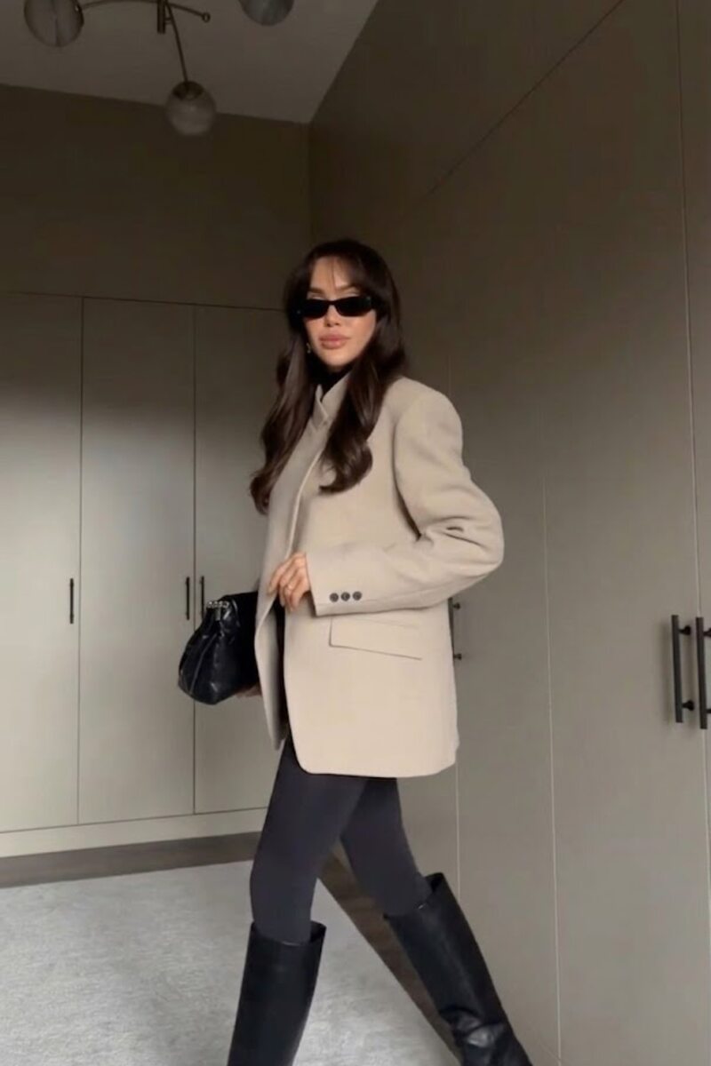 Піджак на підкладці колір бежевий